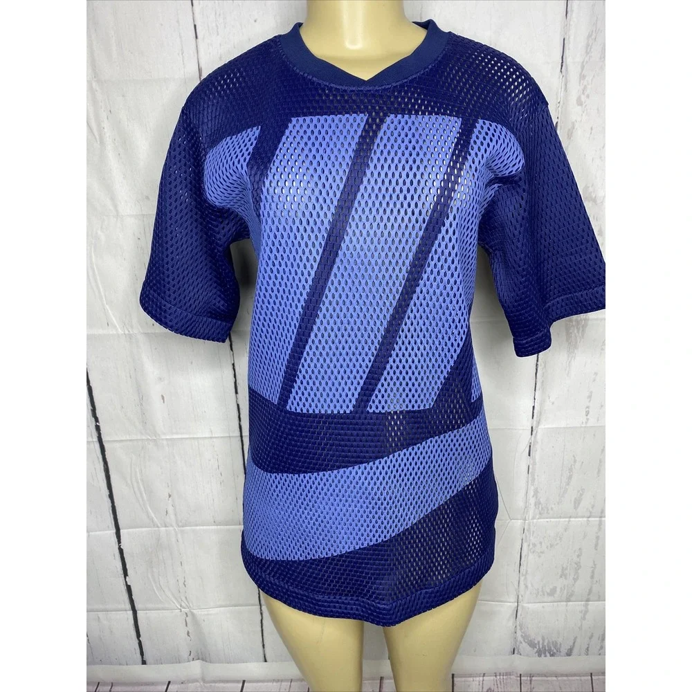 Nike Mesh Top Mesh Shirt‎ Short Sleeve Swoosh Logo Athletic Women Sz XS NWOT